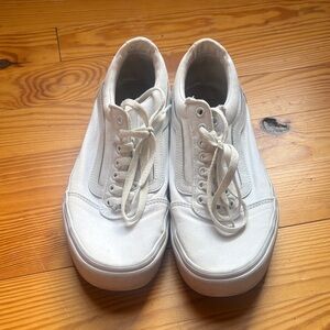 Vans White Sneakers